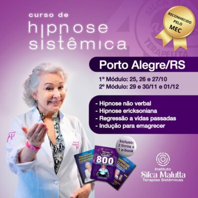 HS243 - Curso/Treinamento em Hipnose Sistêmica - Porto Alegre/RS