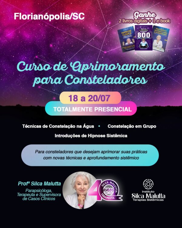 CF251 - Curso Constelação com Bonecos na Água para Consteladores - Florianópolis/SC