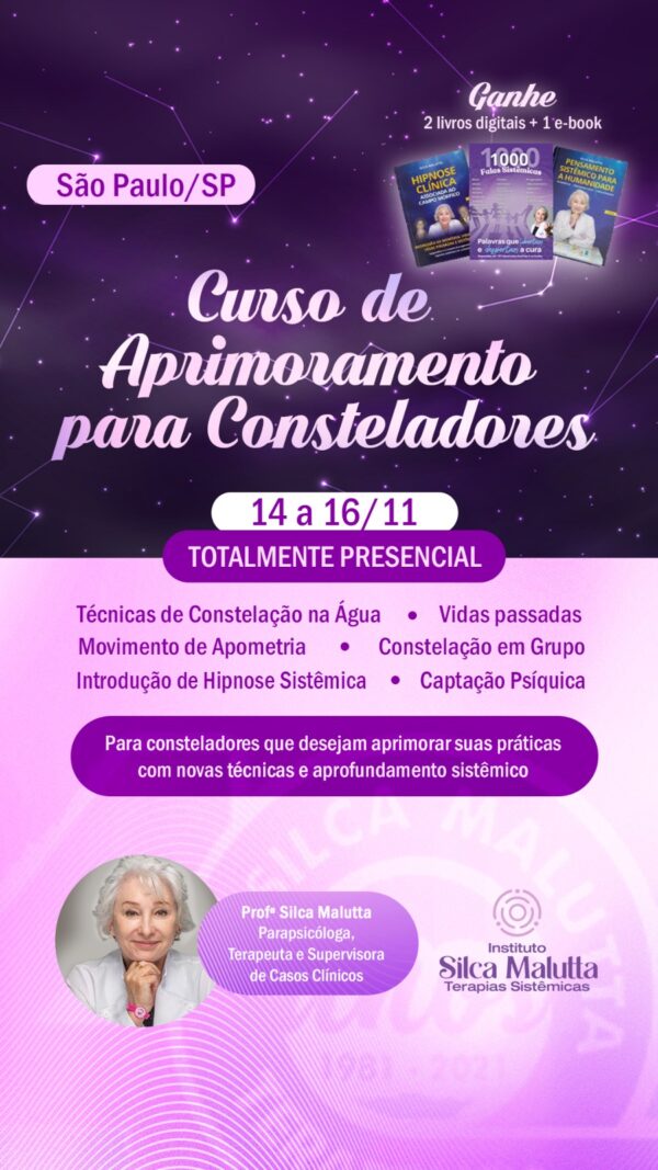 CF252 - Curso Constelação com Bonecos na Água e em Grupo para Consteladores - São Paulo/SP